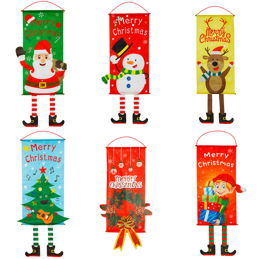 Christmas Couplets Hanging Window Pendants