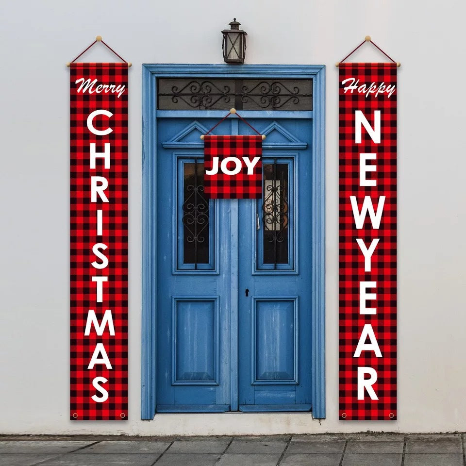 Christmas Couplets Hanging Window Pendants