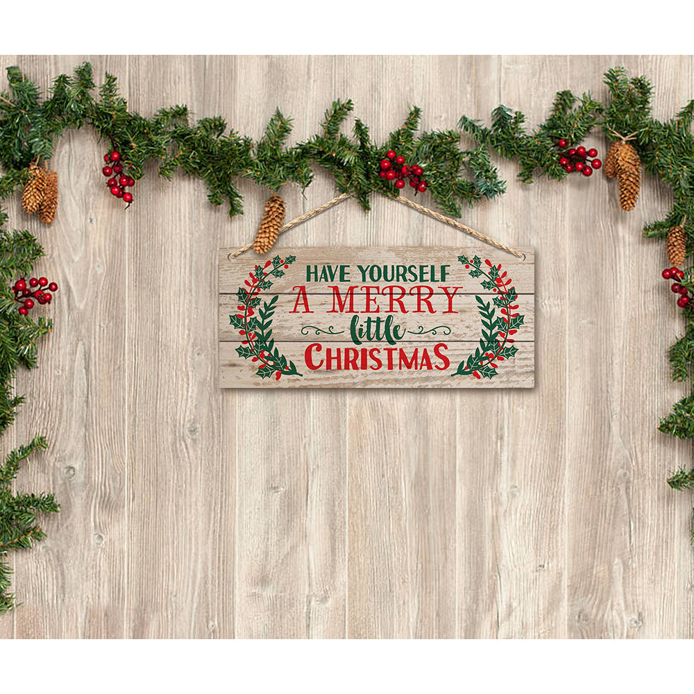 Have Yourself a Merry Christmas Wall Hanging Decoration