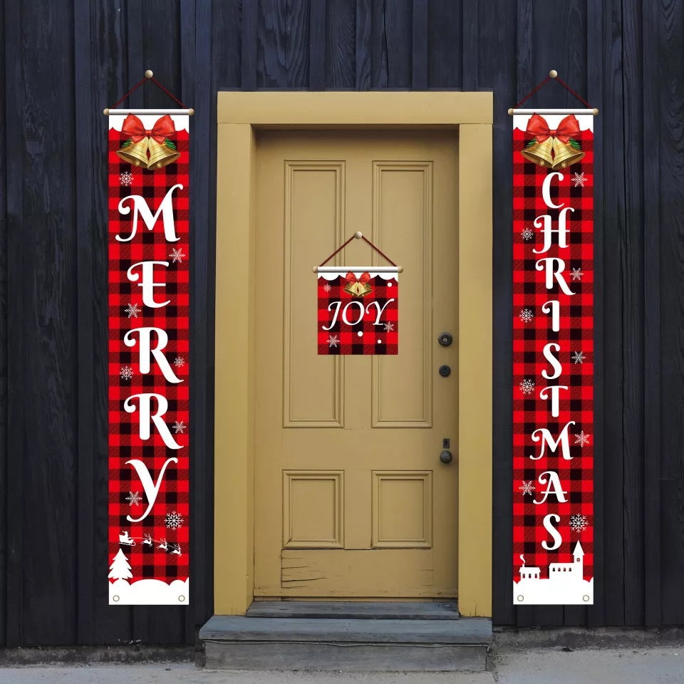 Christmas Couplets Hanging Window Pendants