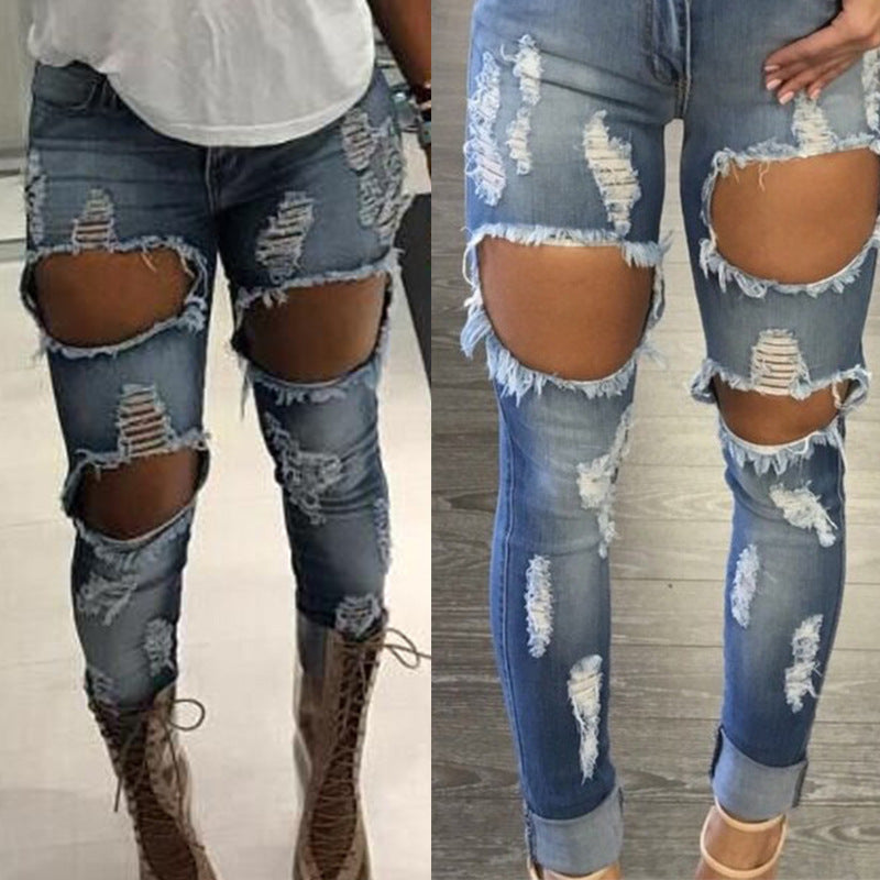 Ripped Hole Jeans