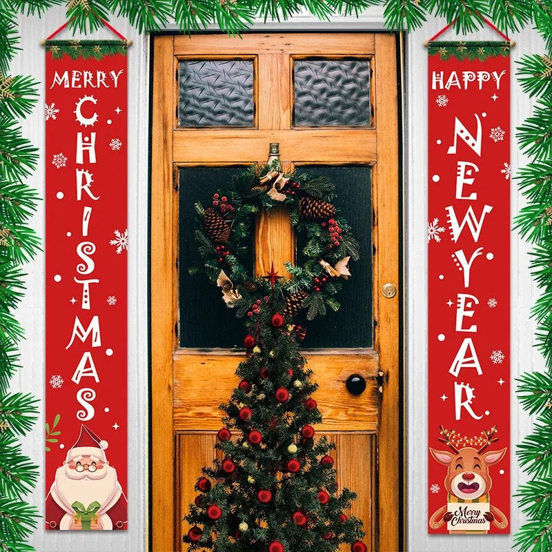 Christmas Couplets Hanging Window Pendants
