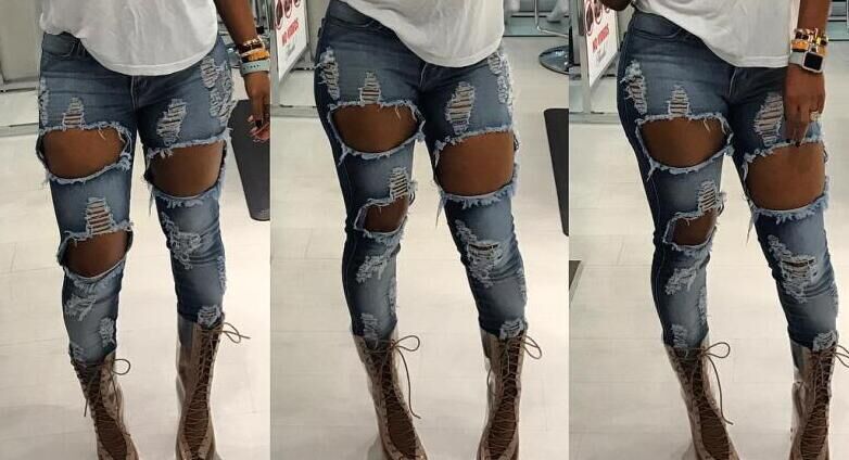 Ripped Hole Jeans