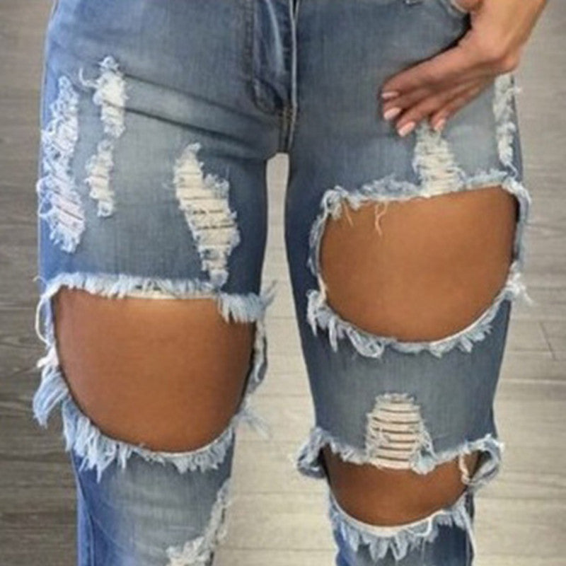 Ripped Hole Jeans