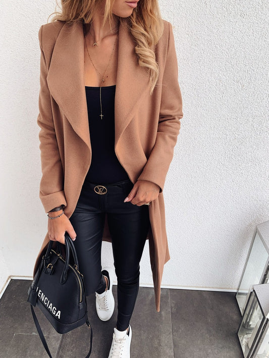 Woolen Trench Business Coat