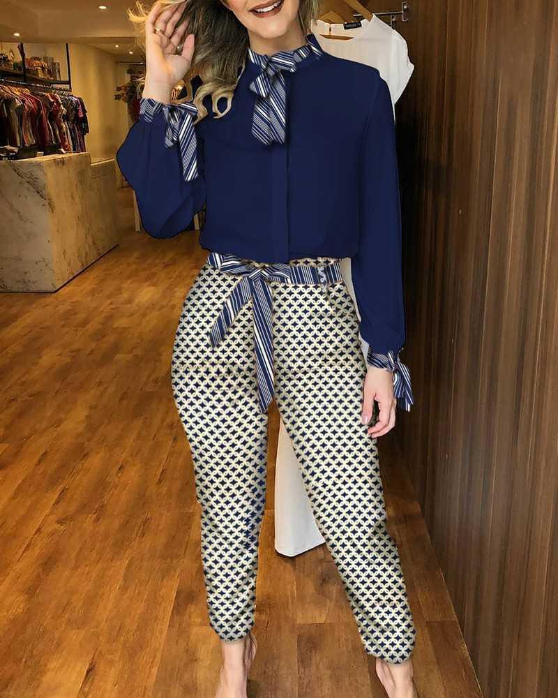 Temperament Fashion Casual Jacket Pants Suit Women