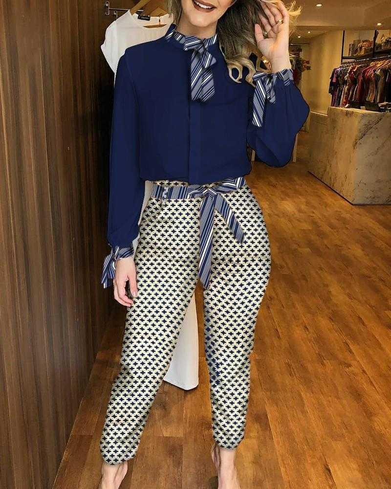 Temperament Fashion Casual Jacket Pants Suit Women