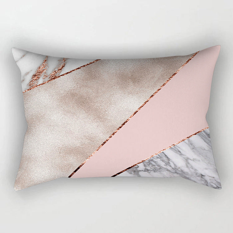 Rose Gold Powder Polyester Pillowcase