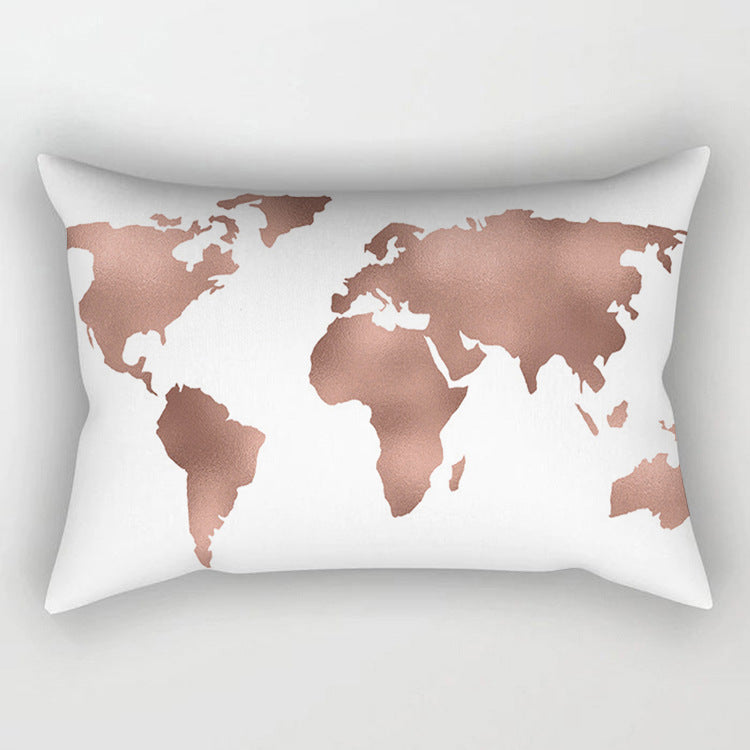 Rose Gold Powder Polyester Pillowcase