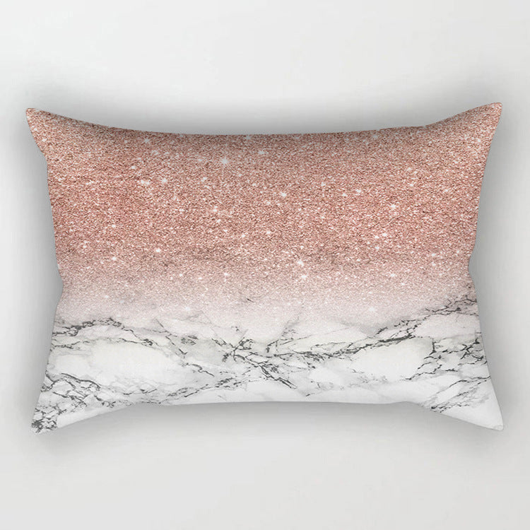 Rose Gold Powder Polyester Pillowcase