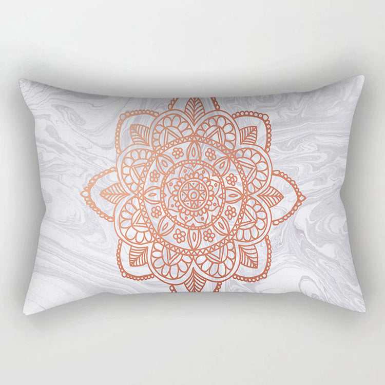 Rose Gold Powder Polyester Pillowcase