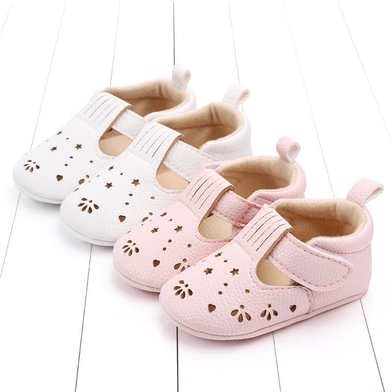 Semi Rubber Sole Non-slip Baby Toddler Shoes