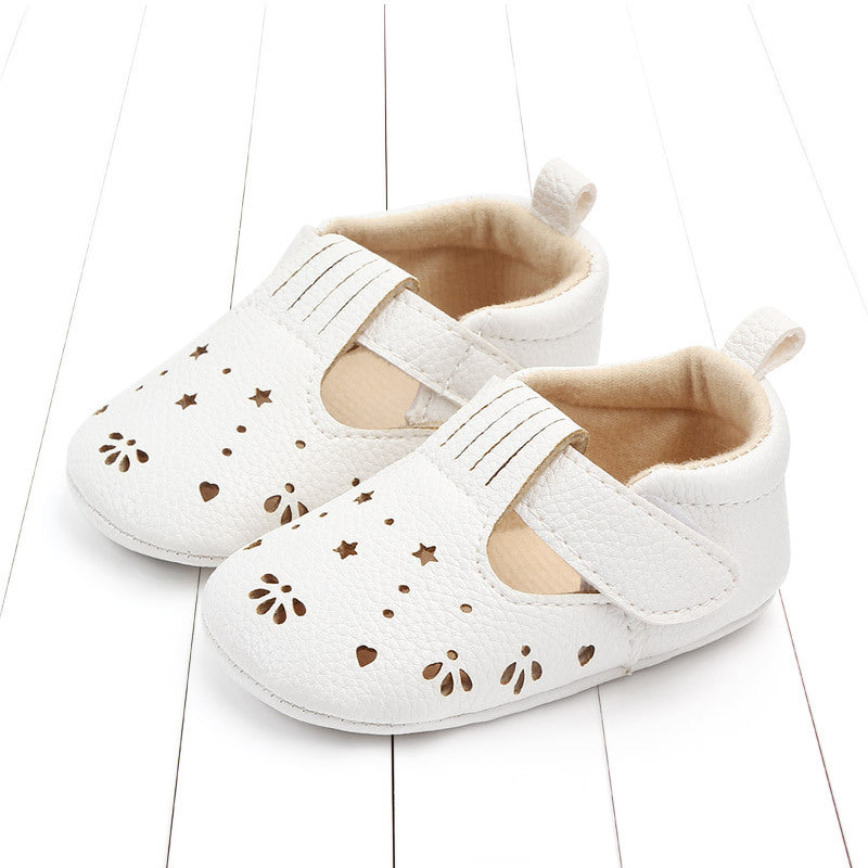 Semi Rubber Sole Non-slip Baby Toddler Shoes