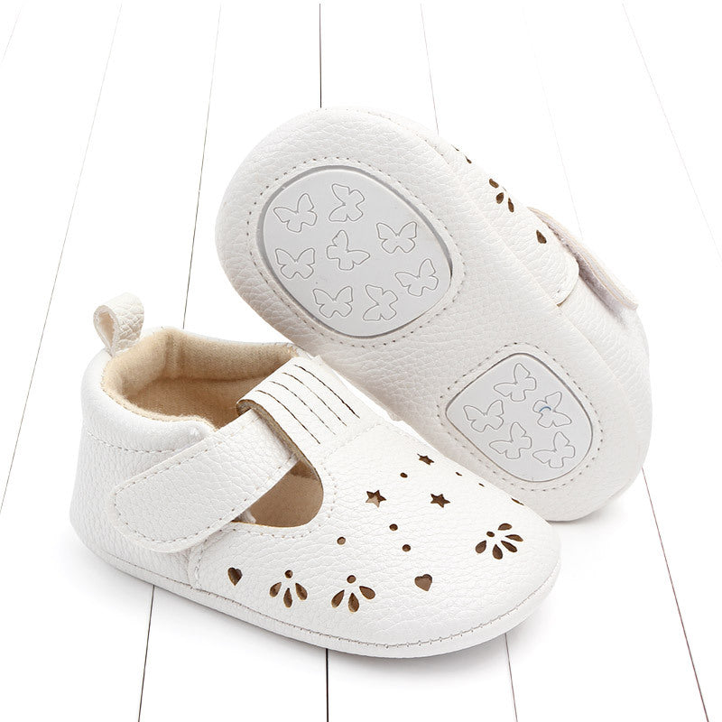 Semi Rubber Sole Non-slip Baby Toddler Shoes