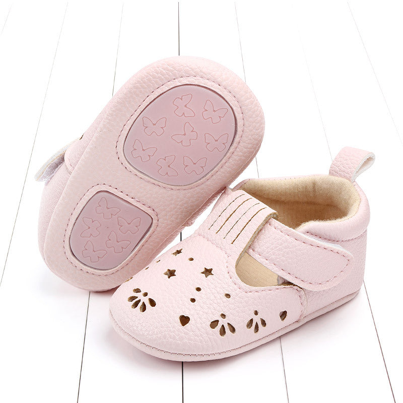 Semi Rubber Sole Non-slip Baby Toddler Shoes