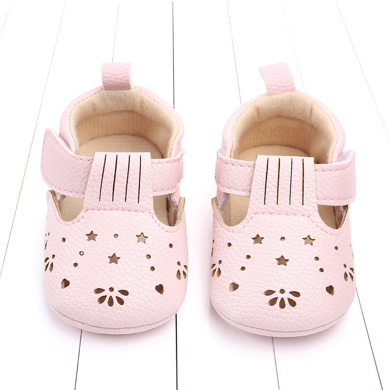 Semi Rubber Sole Non-slip Baby Toddler Shoes