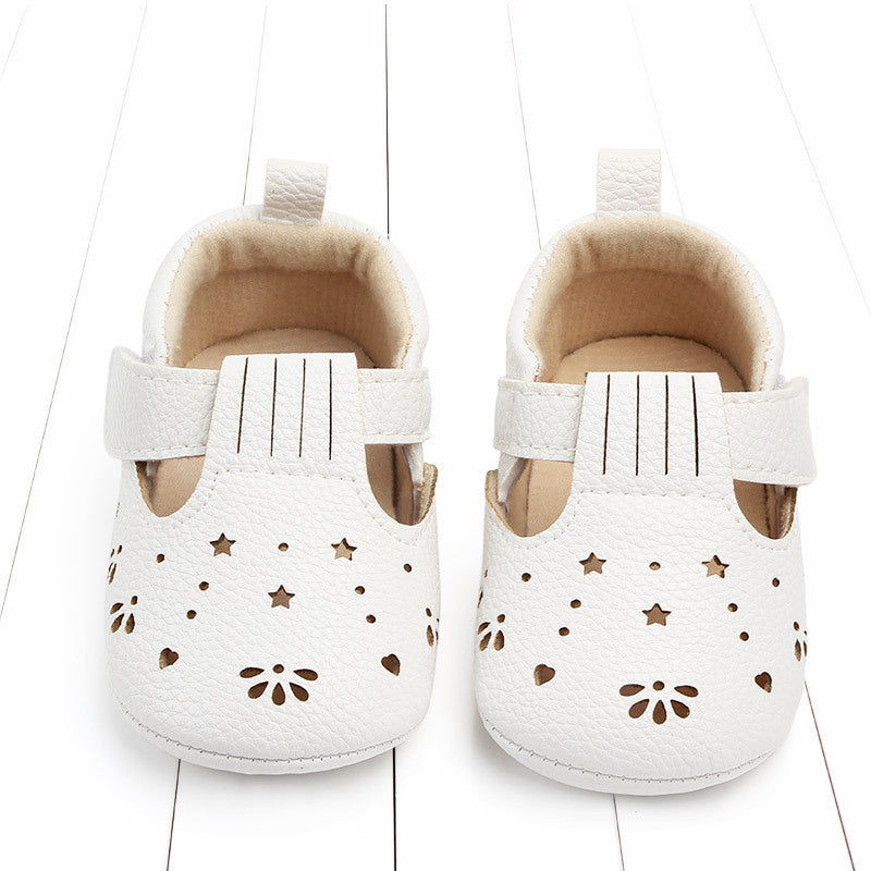 Semi Rubber Sole Non-slip Baby Toddler Shoes