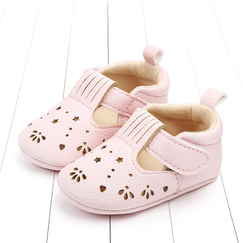 Semi Rubber Sole Non-slip Baby Toddler Shoes