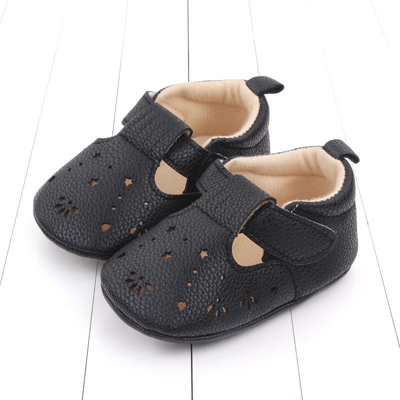 Semi Rubber Sole Non-slip Baby Toddler Shoes