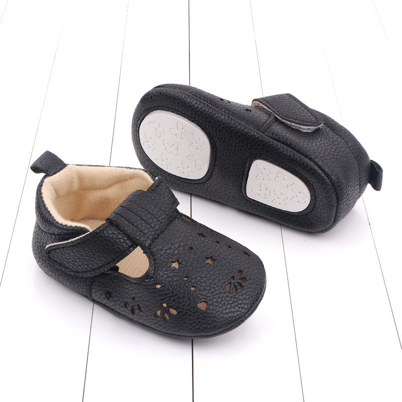 Semi Rubber Sole Non-slip Baby Toddler Shoes