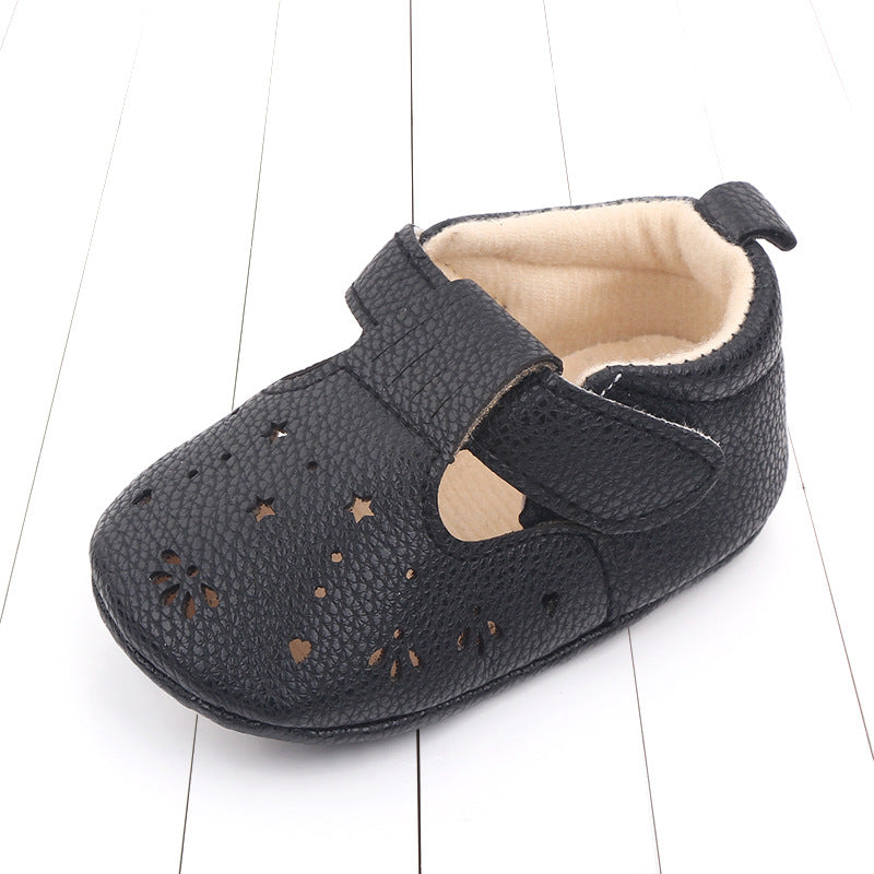 Semi Rubber Sole Non-slip Baby Toddler Shoes