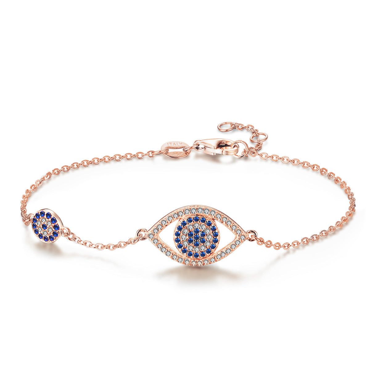 Sterling Silver Evil Eye Bracelet