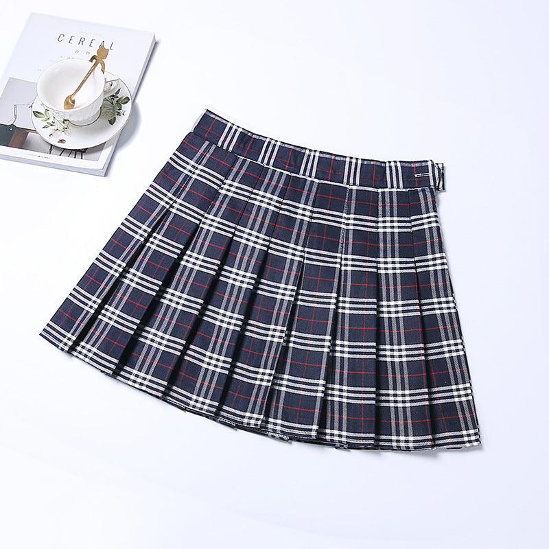 Classic Plaid Skirt Jk Uniform Skirt