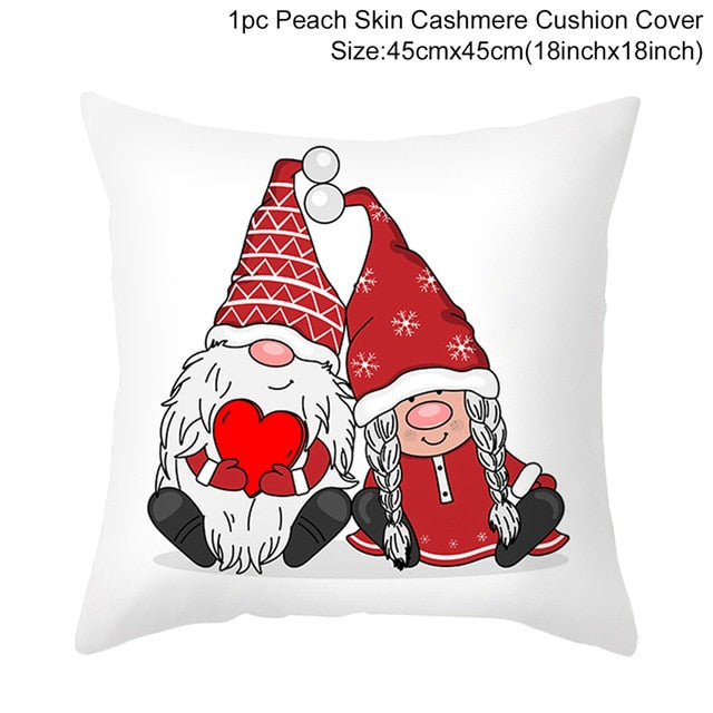 Red Cartoon Letter Series Valentine's Day Pillowcase