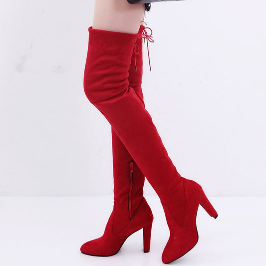 Over the knee boots high heel women's boots