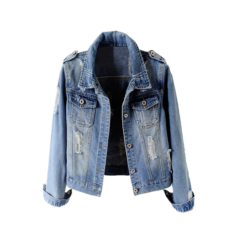 Ripped Denim Jacket