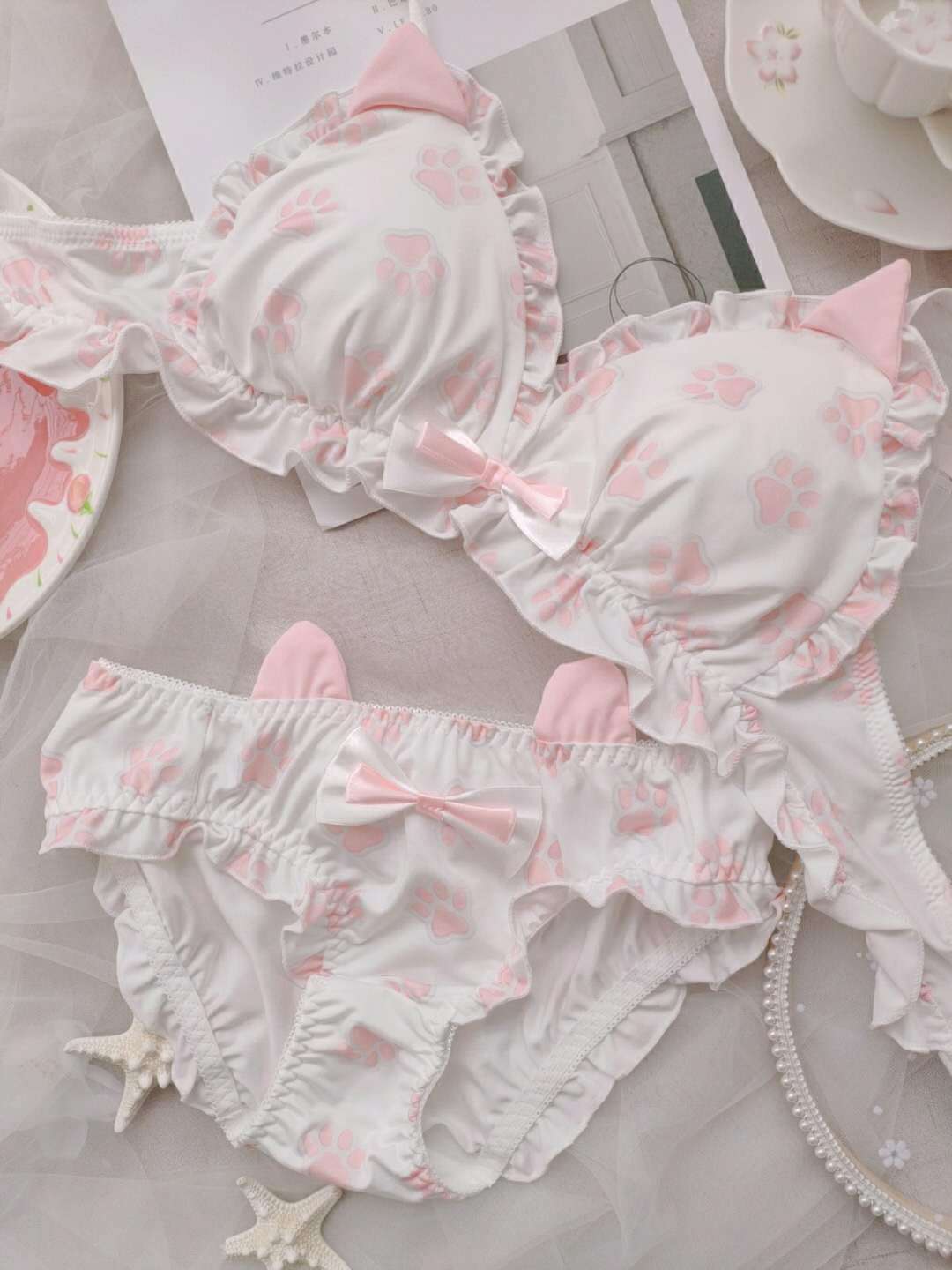 Two-dimensional Little Loli Bra Set