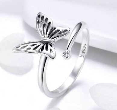 925 Sterling Silver Vintage Butterfly