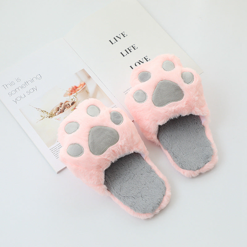 Cat paw slippers