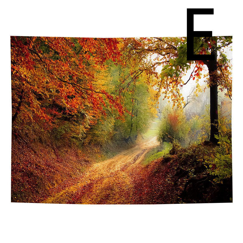 Beautiful Printed Natural Forest Large Wall Tapestry Bohemian Wall Art