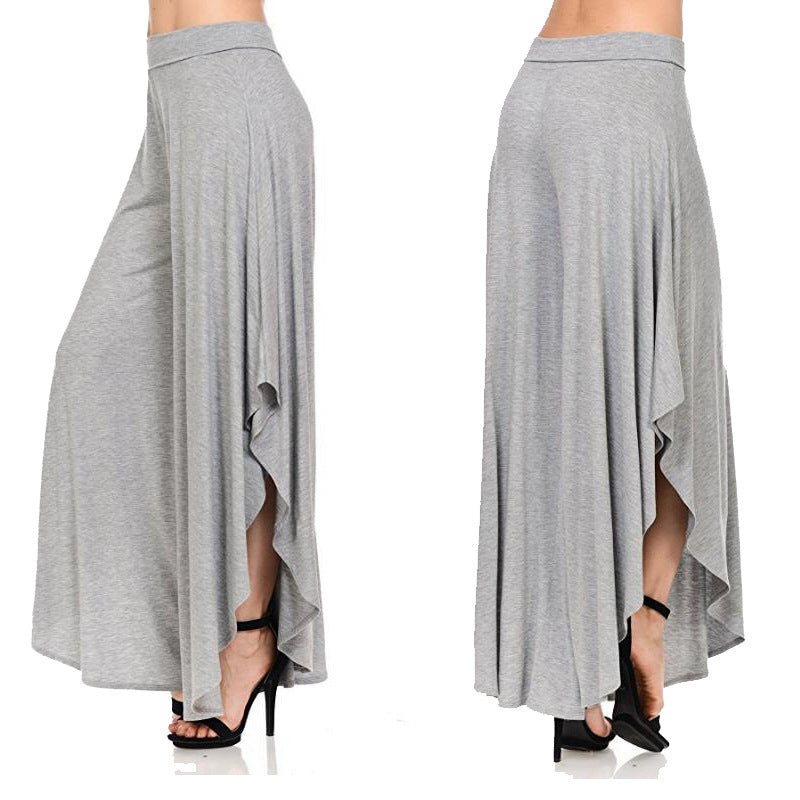 Irregular Big Flared Pants Big Swing Wide Leg Pants Women