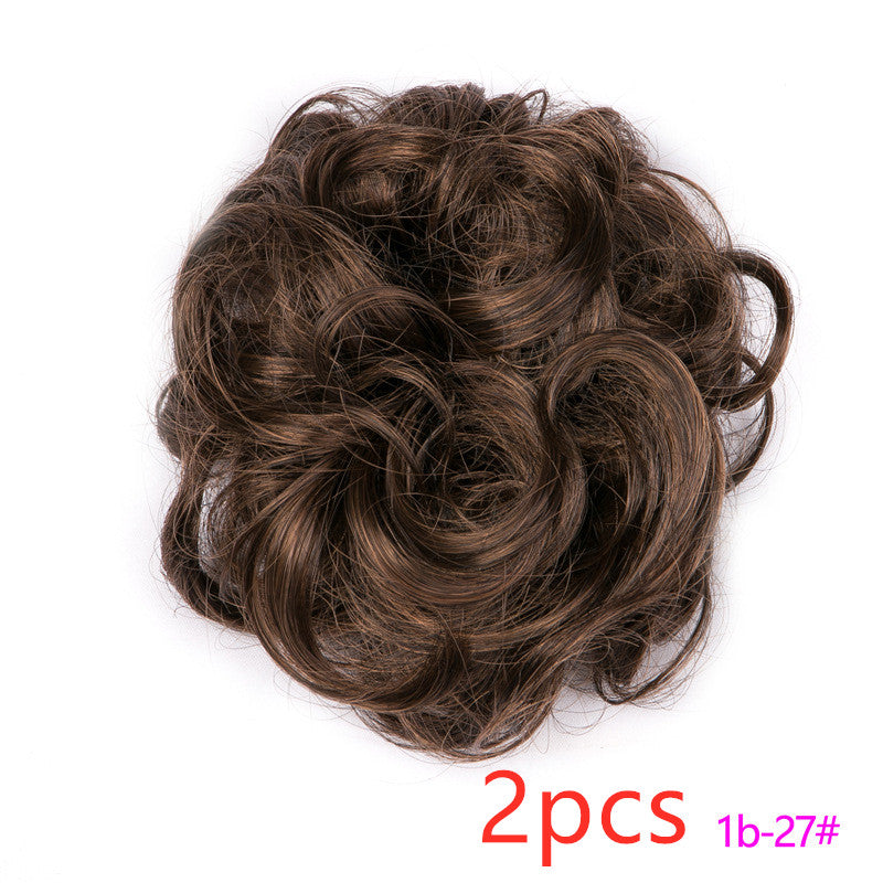 Hair Bun fluffy Natural Curly Hair