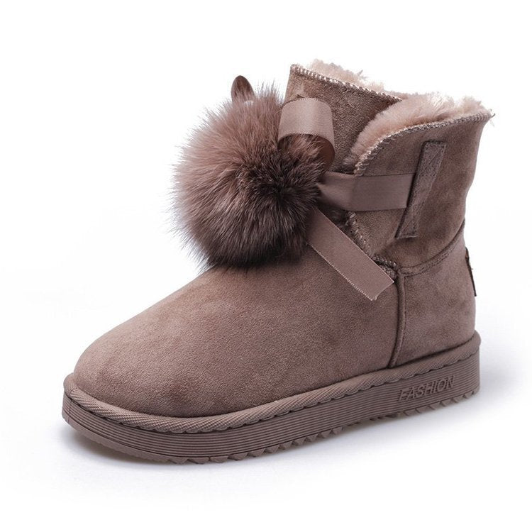 Cotton Snow Boots Puffy Middle