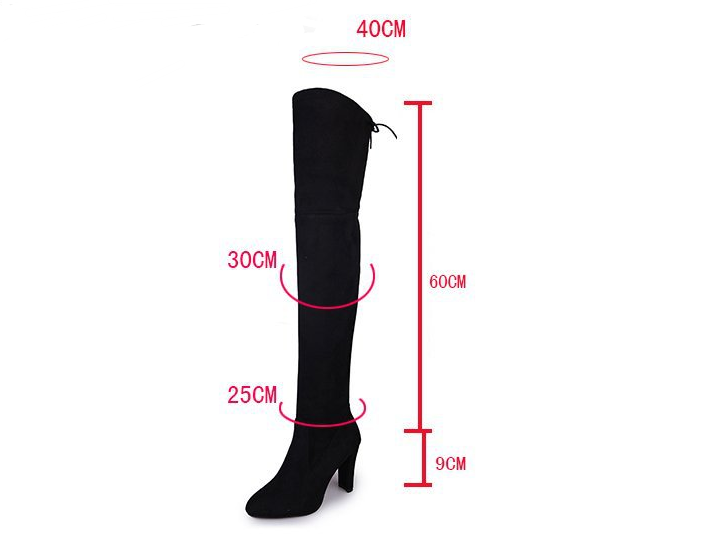 Over the knee boots high heel women's boots