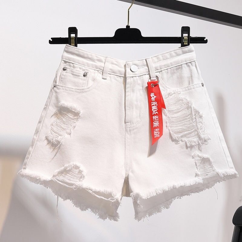 Raw Hem Denim Shorts