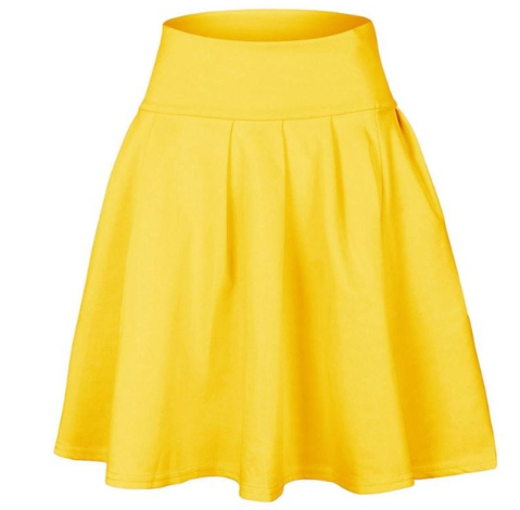 Multicolor Fluffy Skirt Umbrella Skirt