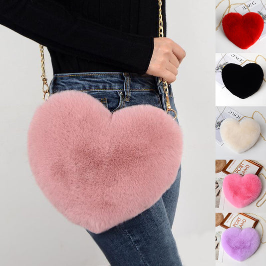 Love Plush Chain Shoulder Bag