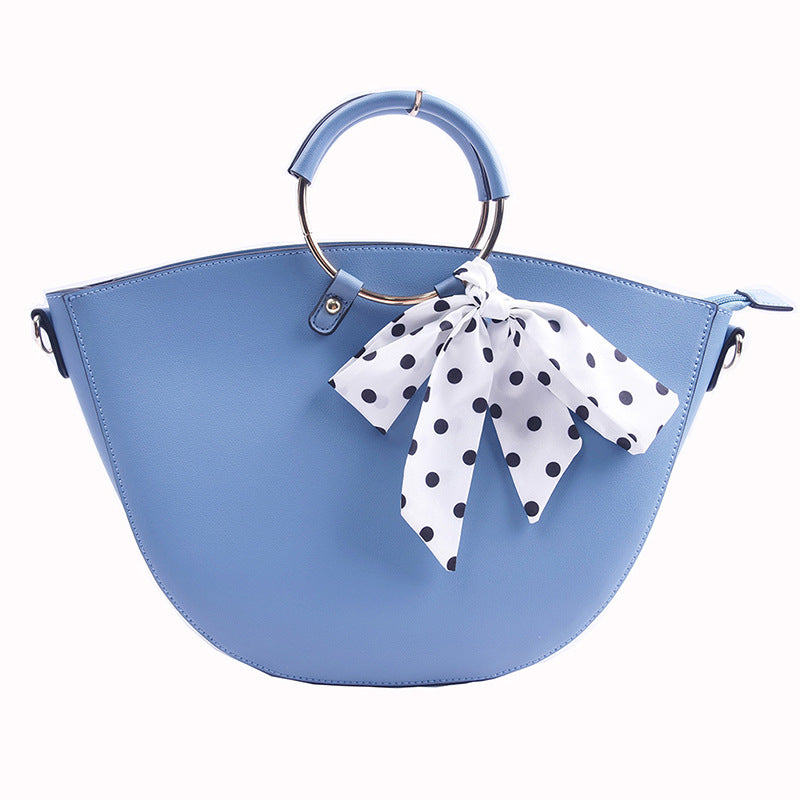 Fashion Bow Metal Handbag