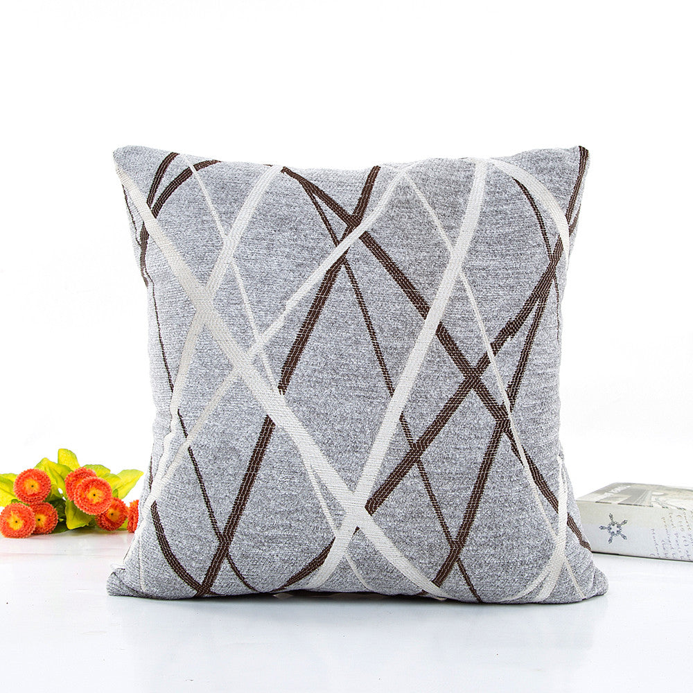 Modern Simple Striped Pillowcase