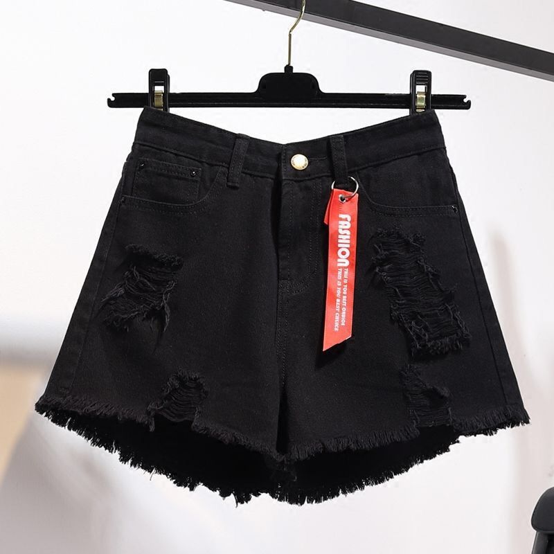 Raw Hem Denim Shorts