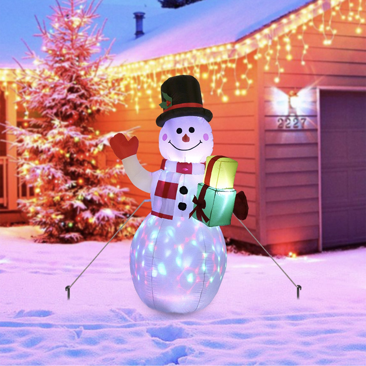 Christmas LED Lights Inflatable Outdoor Decor