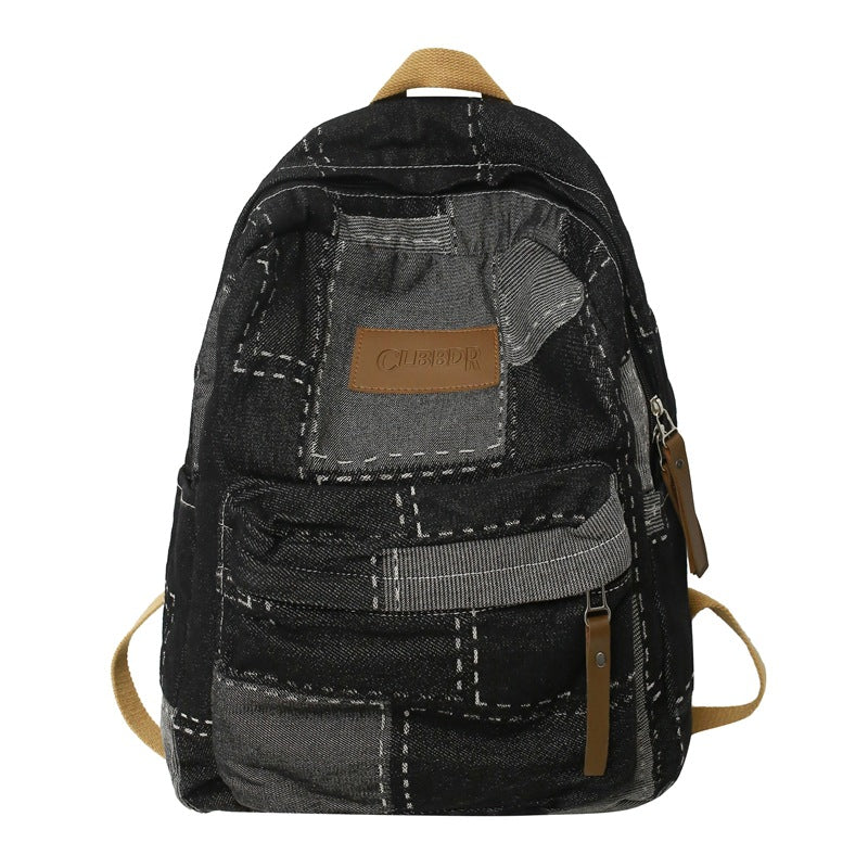 Multi-Denim Styled Backpack