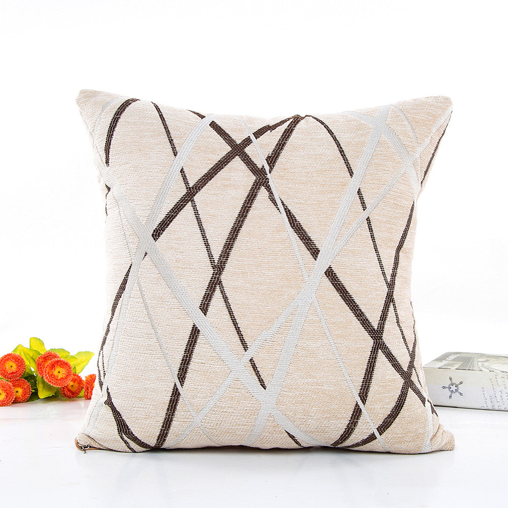 Modern Simple Striped Pillowcase