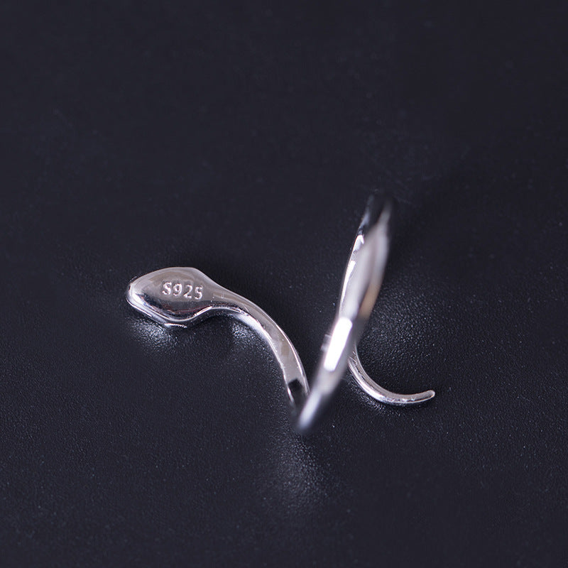 925 Sterling Silver Snake Ring