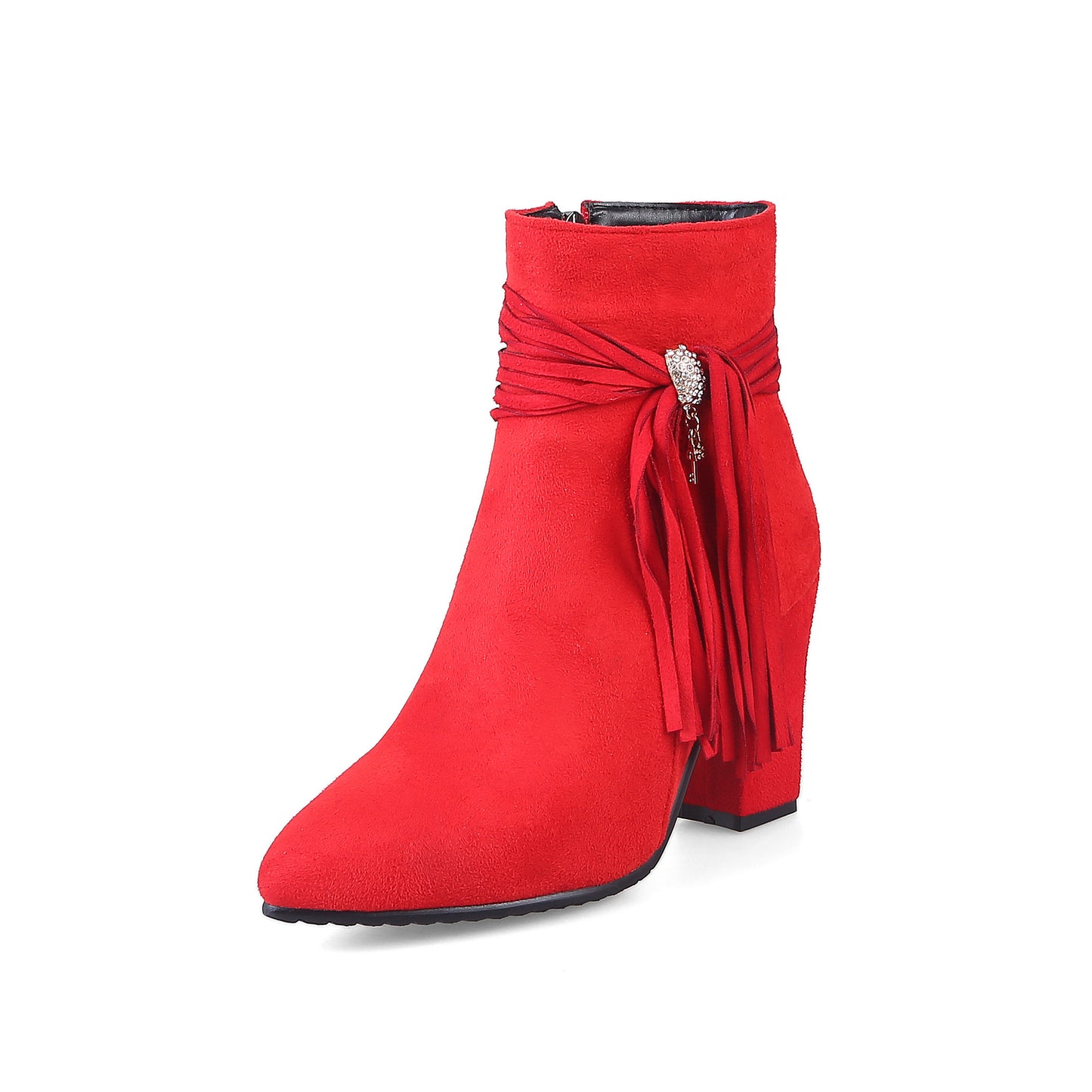 Low Suede Ankle Boots