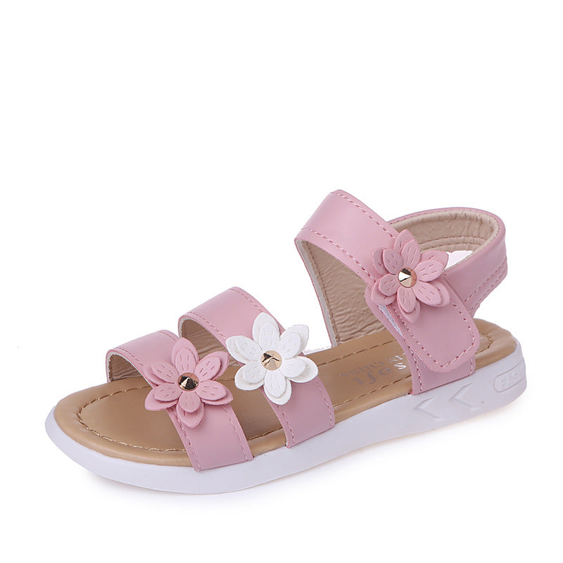 Flower Roman Princess Shoes